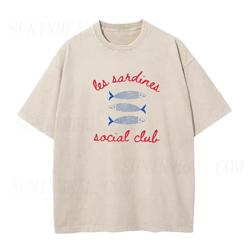 Les Sardines Social Club Unisex Tee