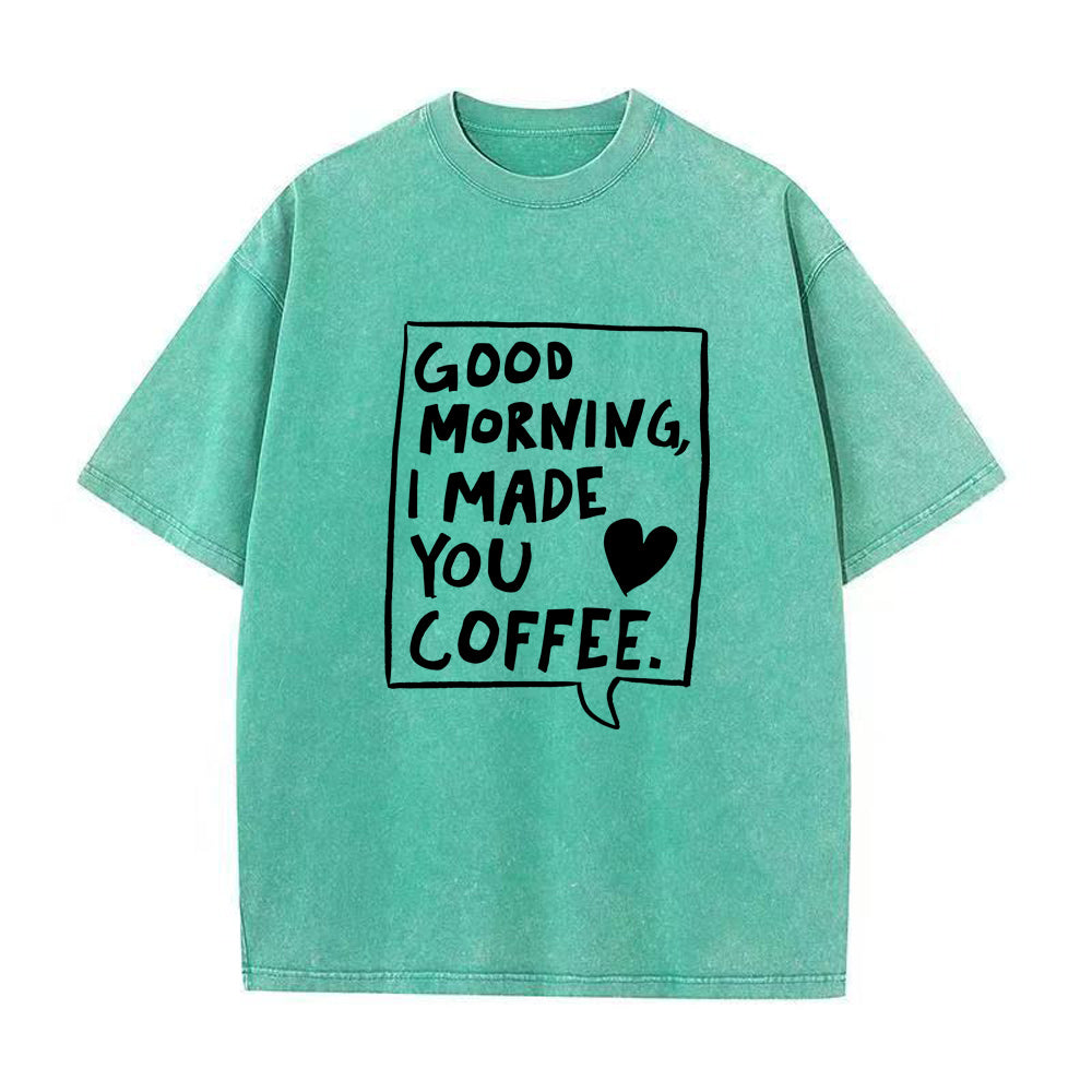 コーヒーを淹れてあげたよ ユニセックスTシャツ