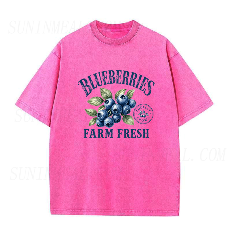 Blueberries Farm Fresh Unisex Tee