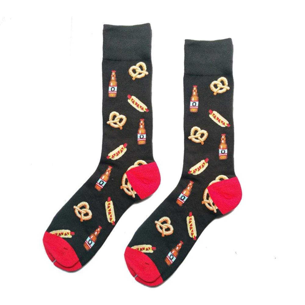 Pretzel Hot Dog Unisex Socks