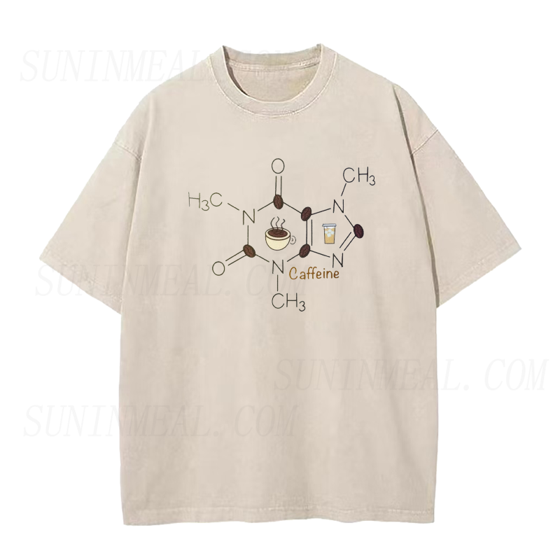 Caffeine Molecule Tee