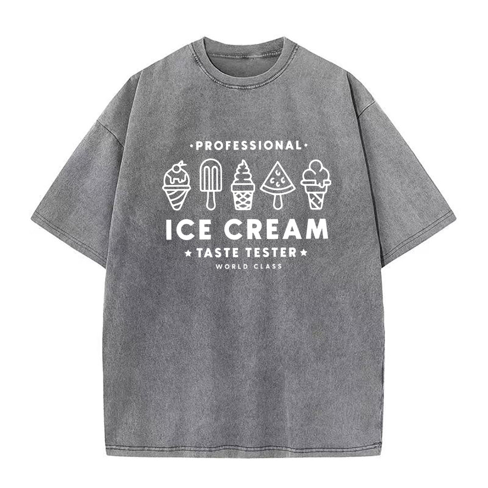 アイスクリーム ユニセックス Tシャツ