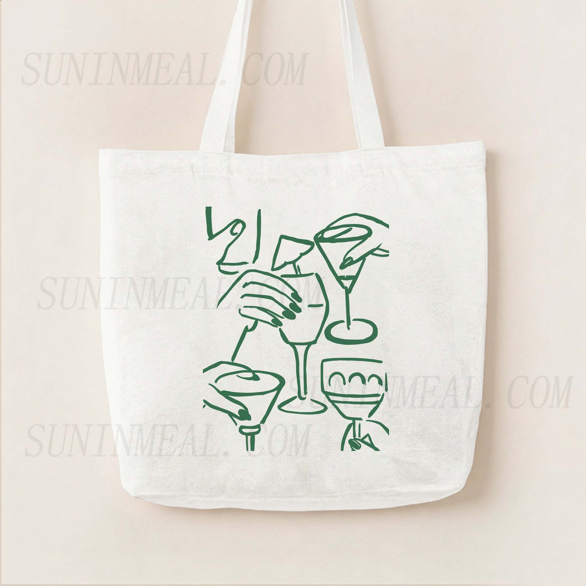 Cheers Canvas Tote Bag