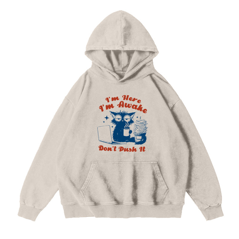 Funny Cat Coffee Unisex Hoodie