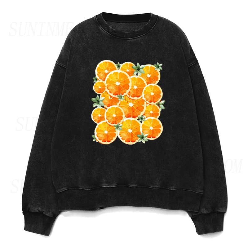 Vibrant Orange Unisex Crewneck Sweatshirt