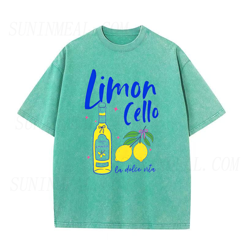 Italian La Dolce Vita Limoncello Unisex Tee