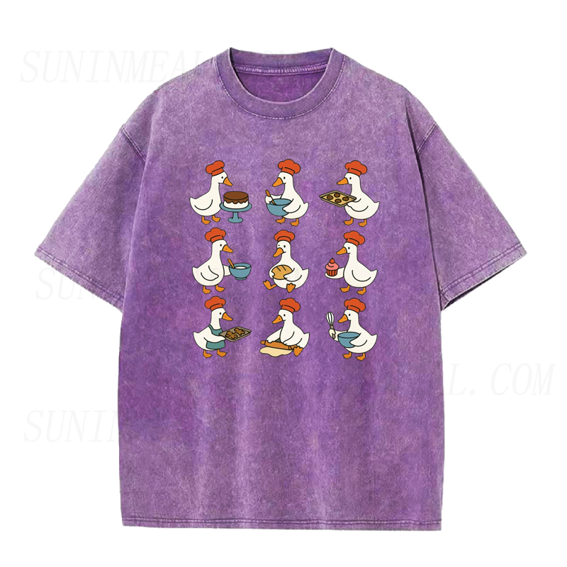 Cute Goose Baking Tee