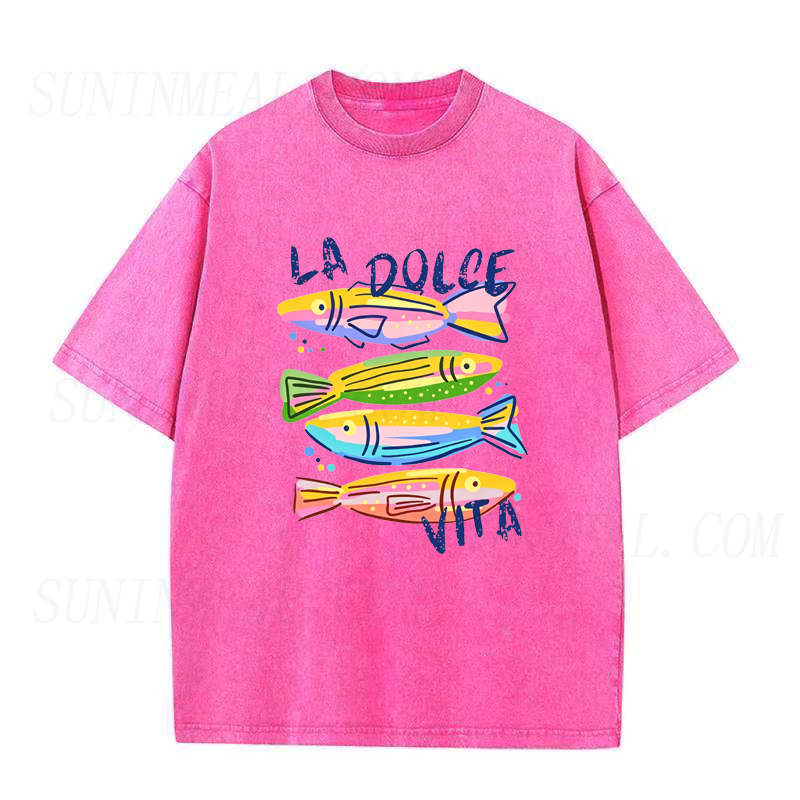 Fish & La Dolce Vita Unisex Tee