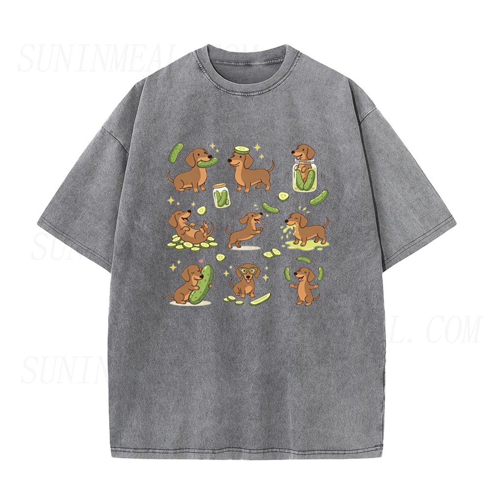 Funny Dachshund Pickle Unisex Tee