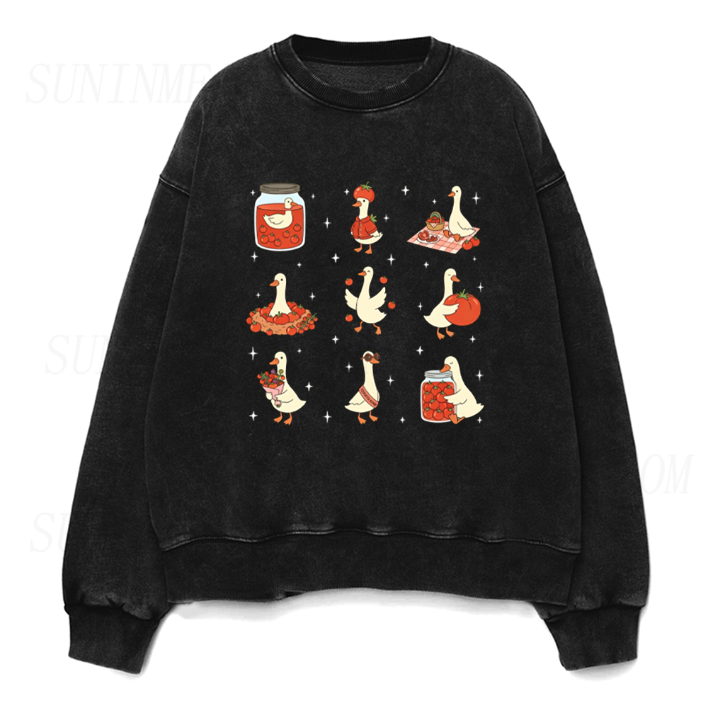 Tomato Lover Silly Goose Unisex Crewneck Sweatshirt