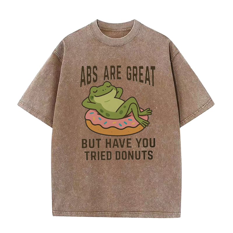 Funny Frog Donut Tee
