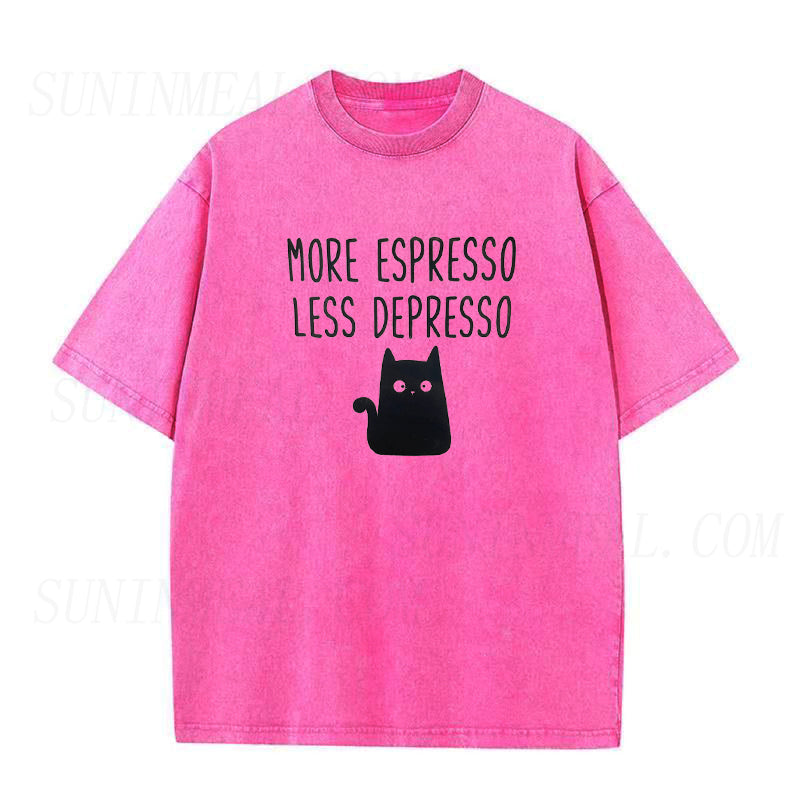 More Espresso Less Depresso Unisex Tee