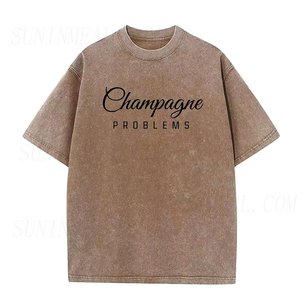 Retro Champagne Problems Unisex Tee