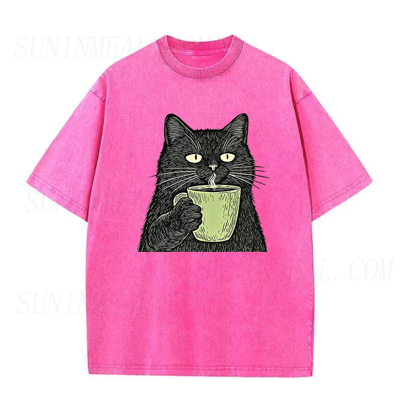 Black Cat Coffee Unisex Tee