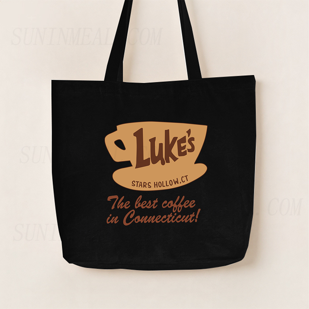 Luke's Coffee Canvas Tote Bag