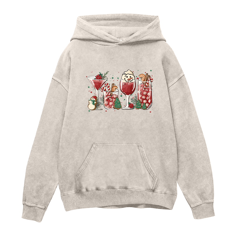 Christmas Cocktails Unisex Hoodie