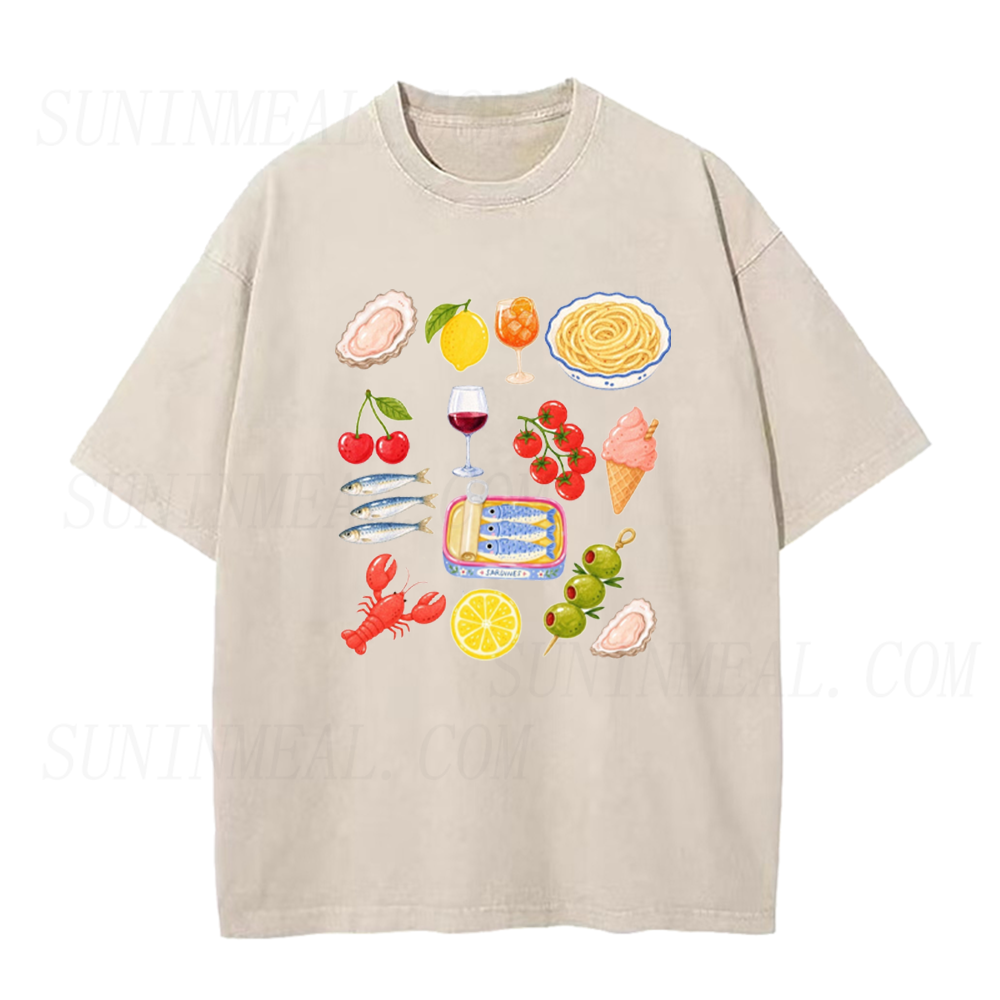 Mediterranean Food Lover Unisex Tee