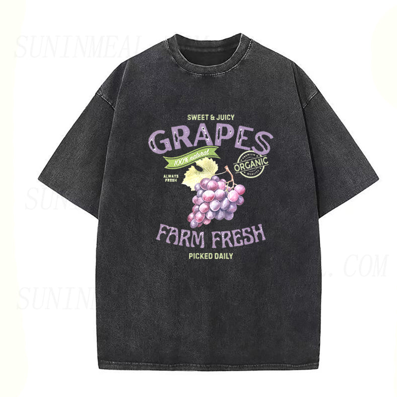 Grapes Vintage Unisex Tee