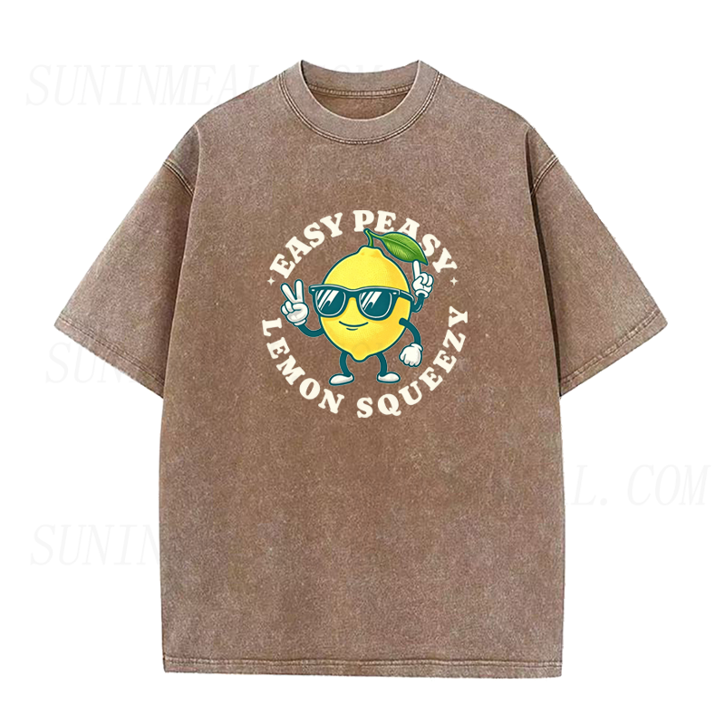 Vintage Easy Peasy Lemon Squeezy Unisex Tee