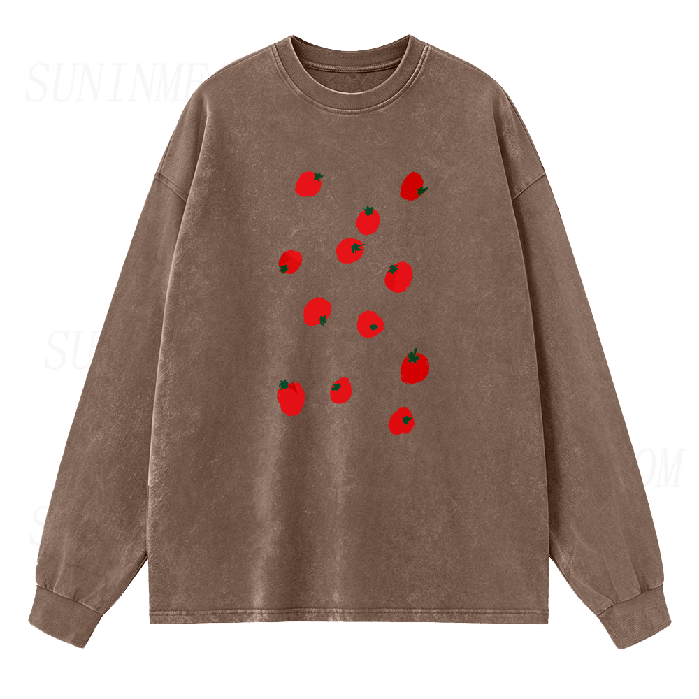 Tomato Long Sleeve Unisex Tee