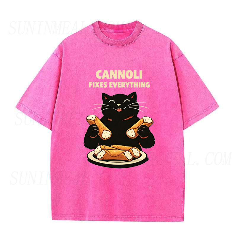 Cat Cannoli Fixes Everything Unisex Tee