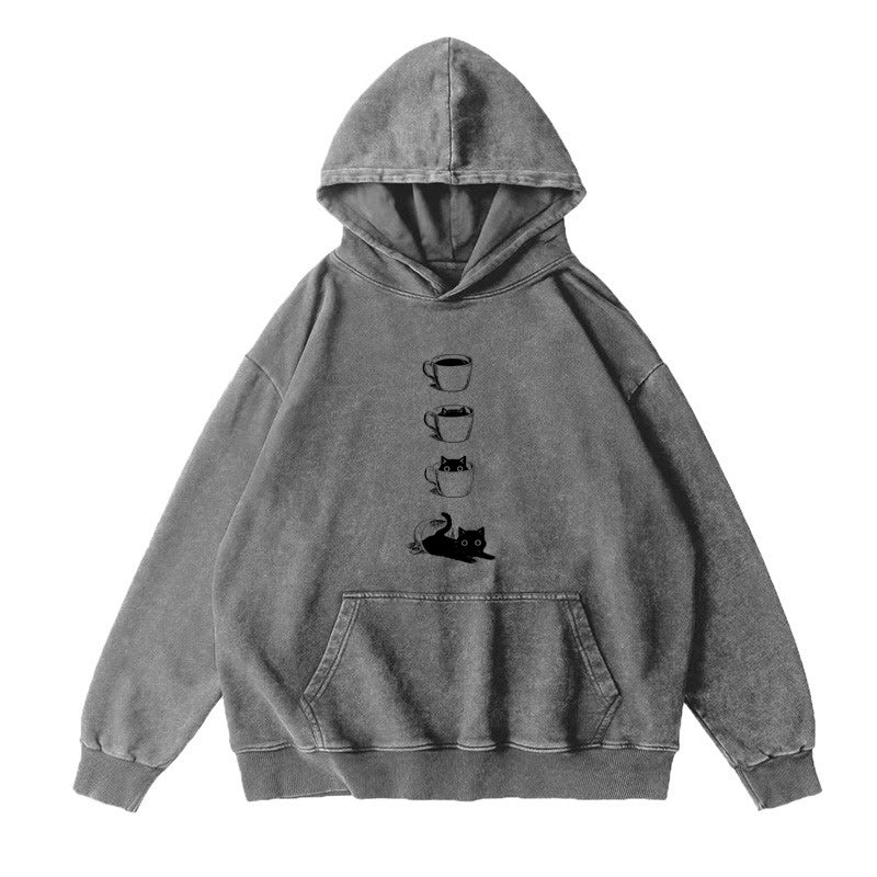 Coffee Cat  Unisex Hoodie