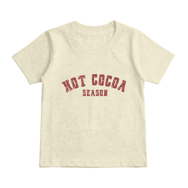 Hot Cocoa Season Kids T-Shirt