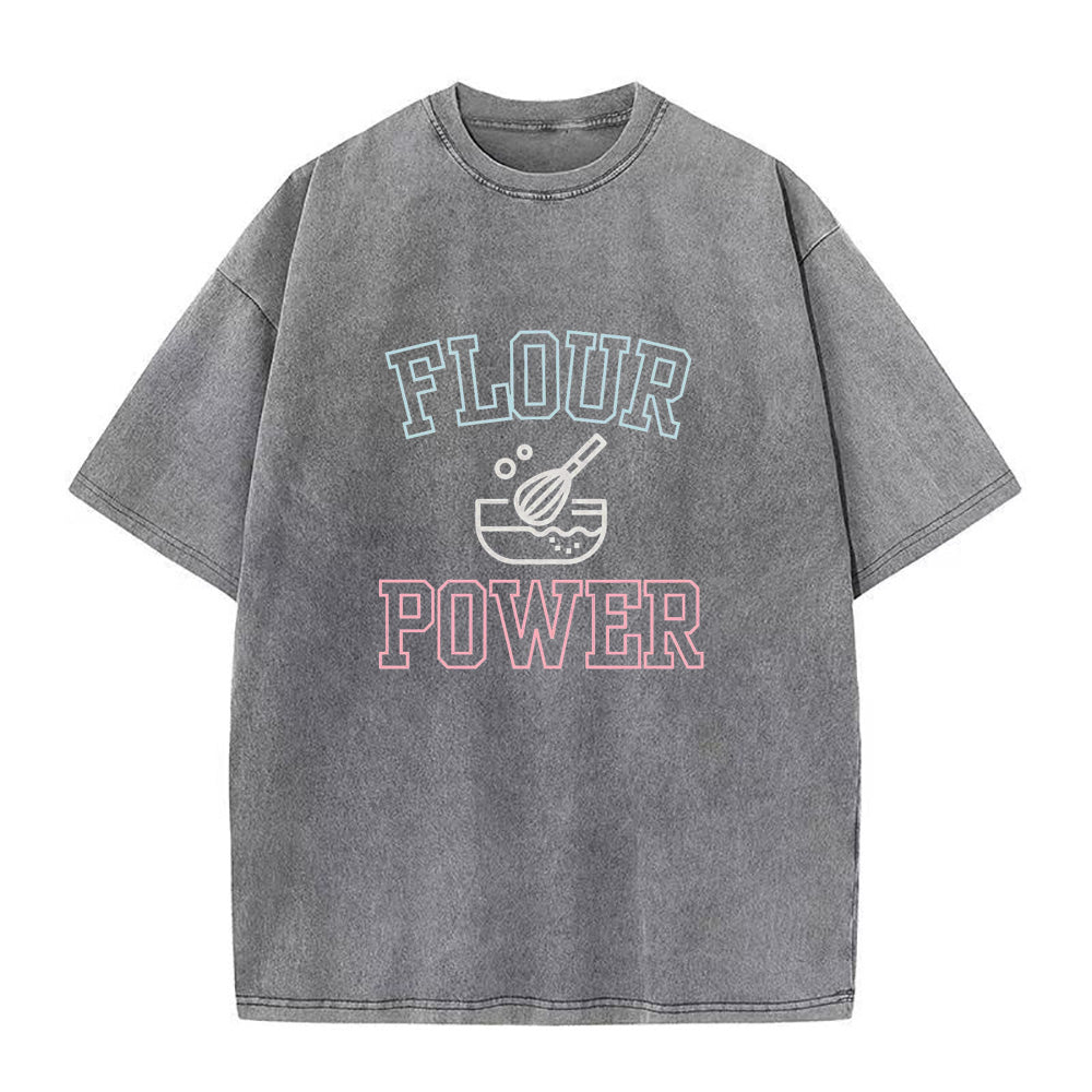 フラワーパワー ユニセックスTシャツ