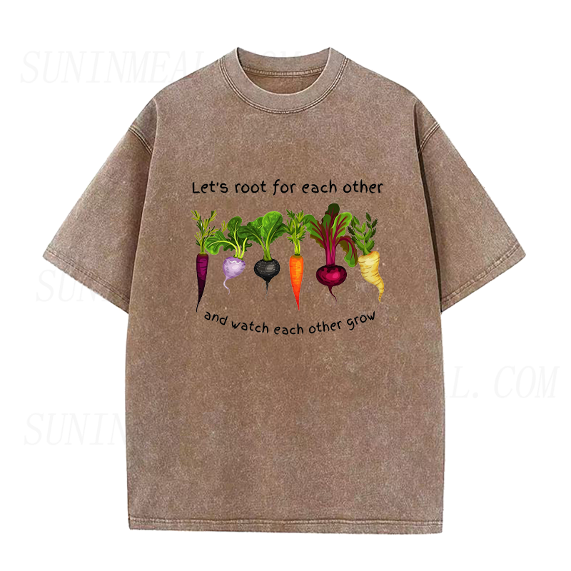 Lets Roots for Each Other Vegetable Unisex Tee