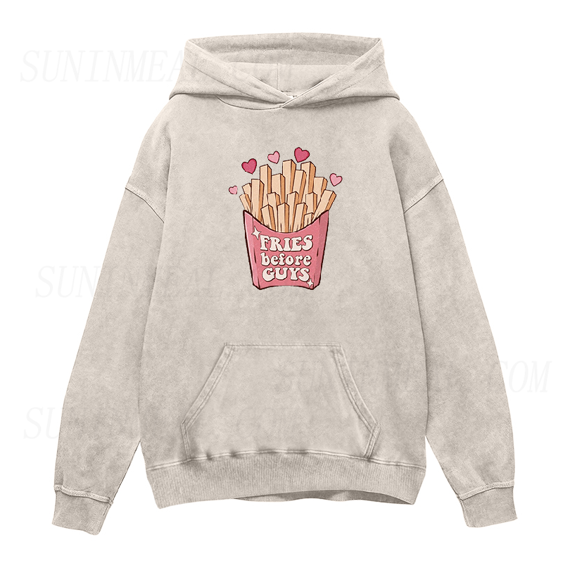Fries Before Guys Unisex Hoodie