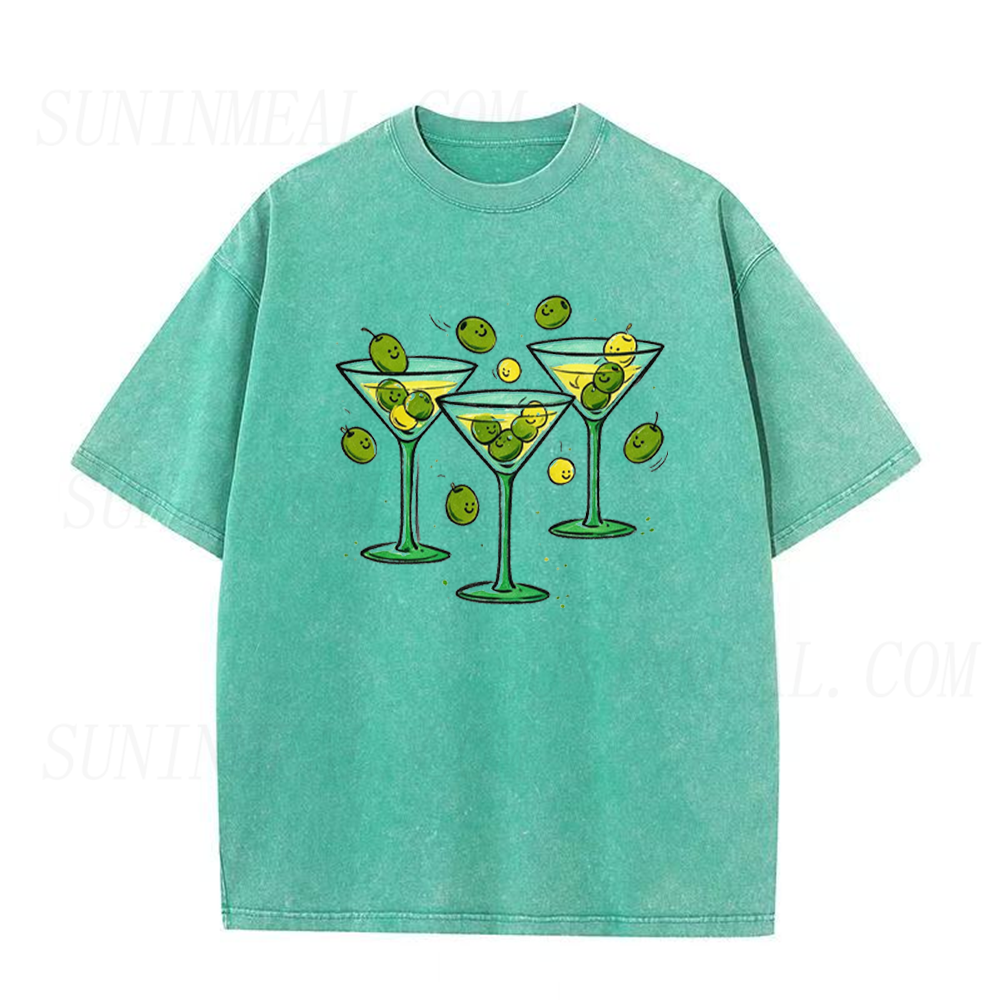 Happy Olive Martini Party Unisex Tee