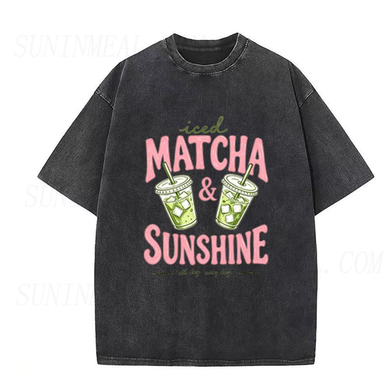 Iced Matcha & Sunshine Unisex Tee