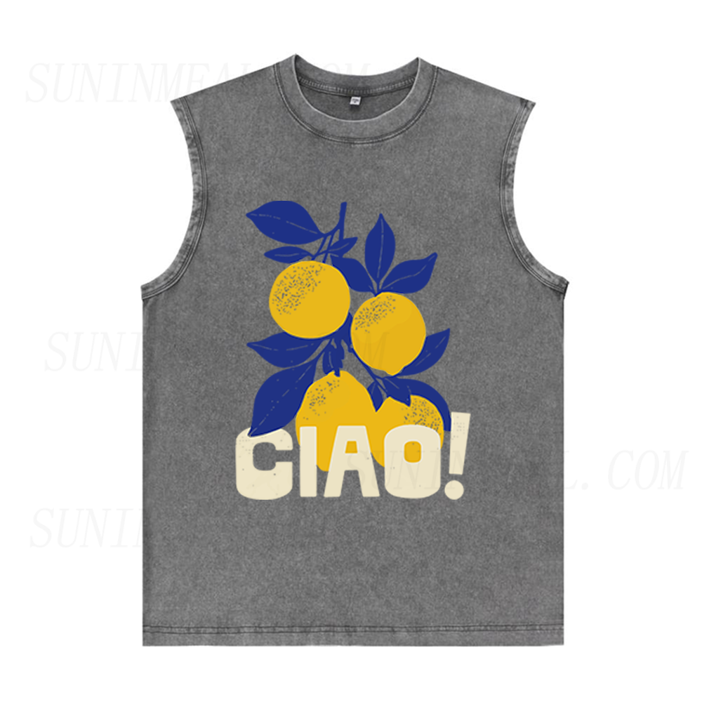 Ciao Italian Lemons Unisex Tank Top