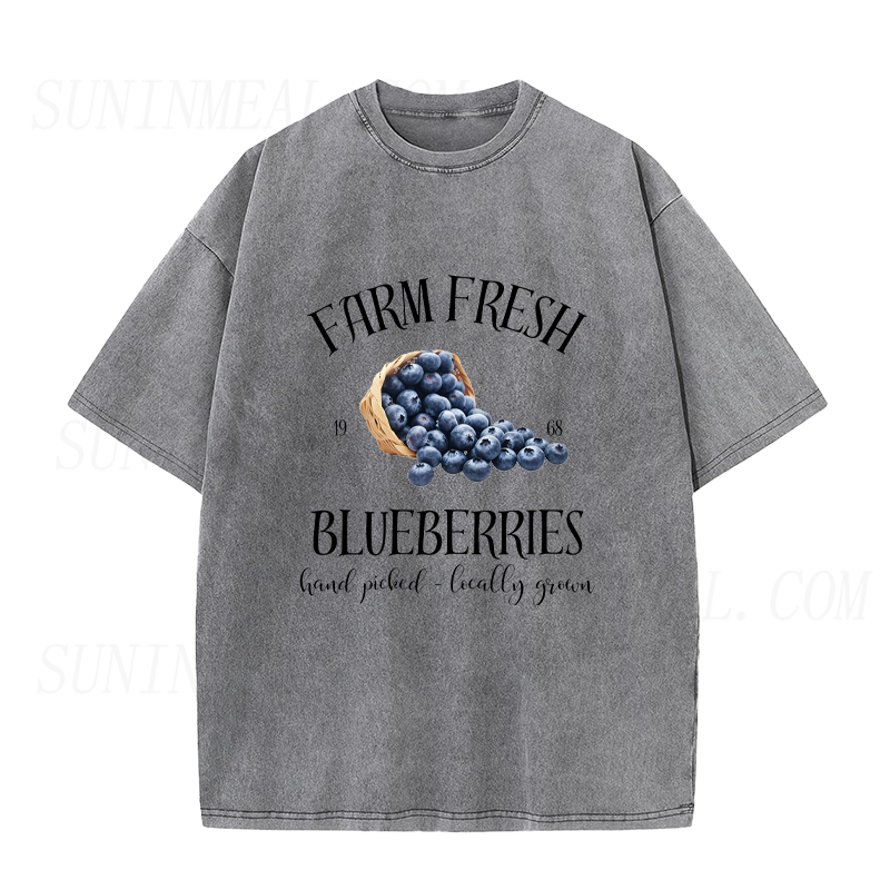 Farmers Market Blueberry Unisex Tee