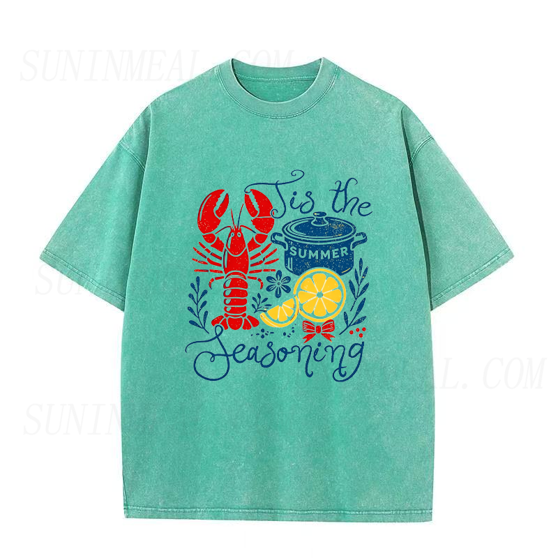 Tis The Seasoning Lobster Unisex Tee