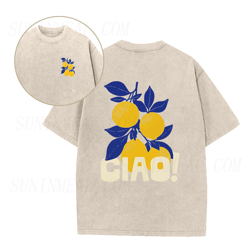 Ciao Italian Lemons Unisex Tee