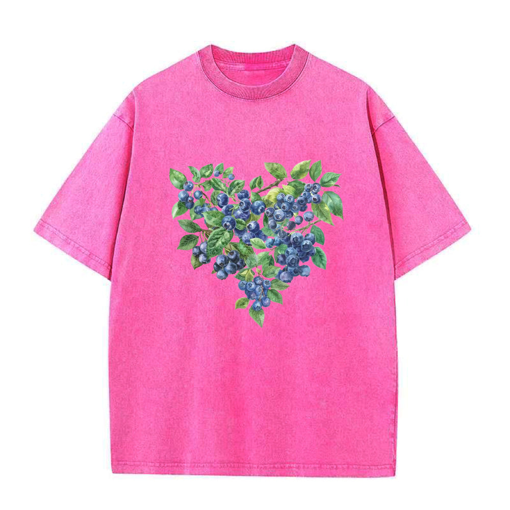 Blueberry heart Unisex Tee