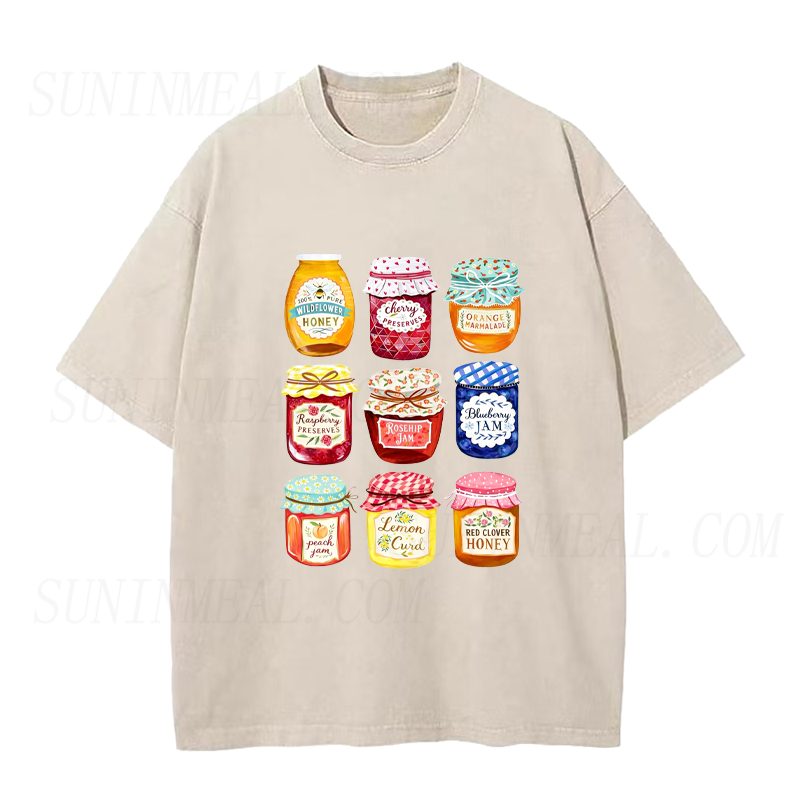Vintage Preserves & Honey Jars Unisex Tee