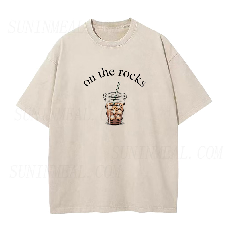 On The Rocks Iced Coffee Unisex Tee