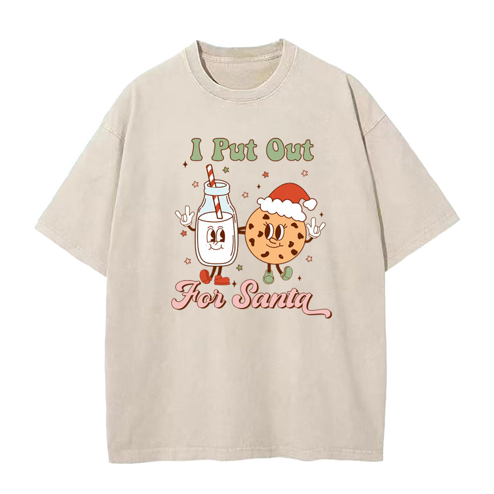 サンタのために頑張るPNGユニセックスTシャツ