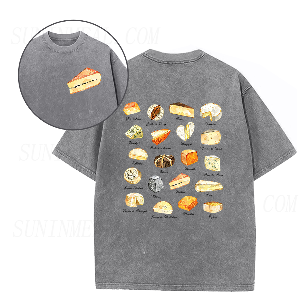 Retro French Cheese Unisex Tee