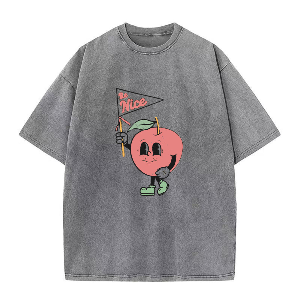 Be Nice Teacher Apple Unisex Tee