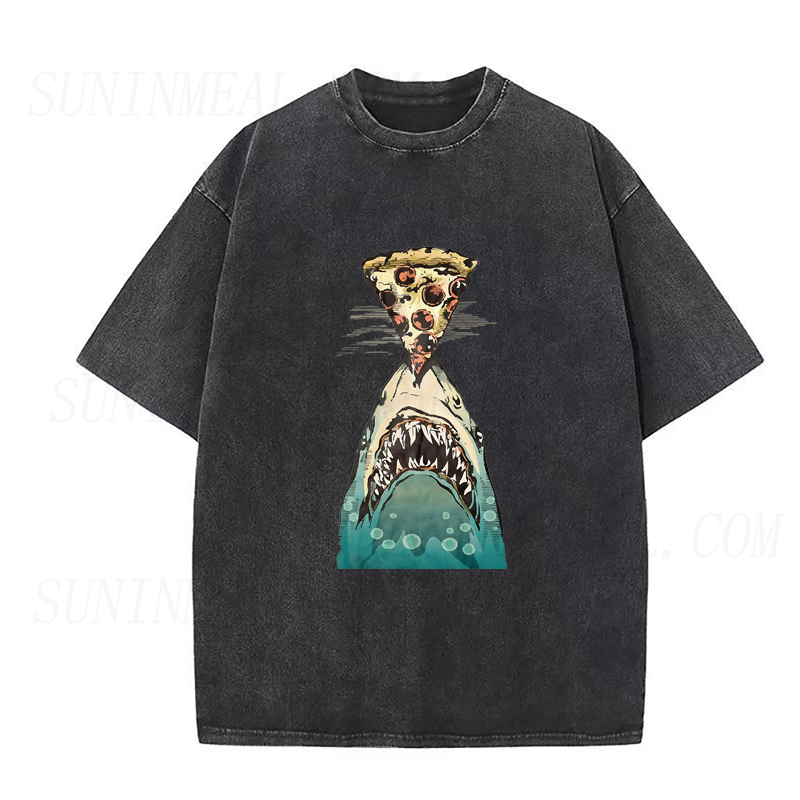 Shark Pizza Unisex Tee