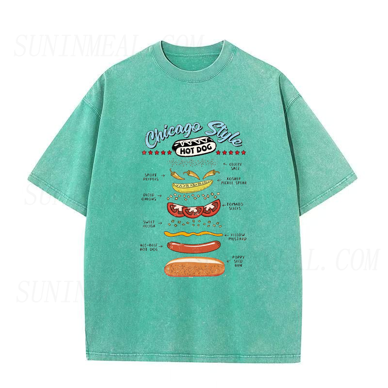 Chicago Style Hot Dog Unisex Tee