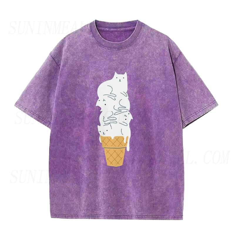 Ice Cream Cats Unisex Tee