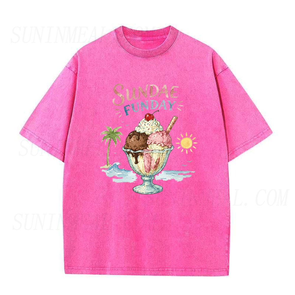 Sundae Funday Ice Cream Unisex Tee
