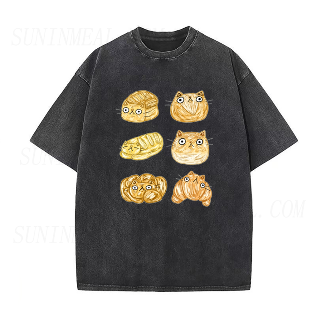 Cute Cat Bread Unisex Tee