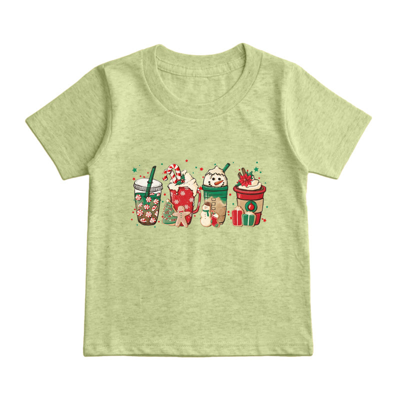 Christmas Coffee Kids T-Shirt