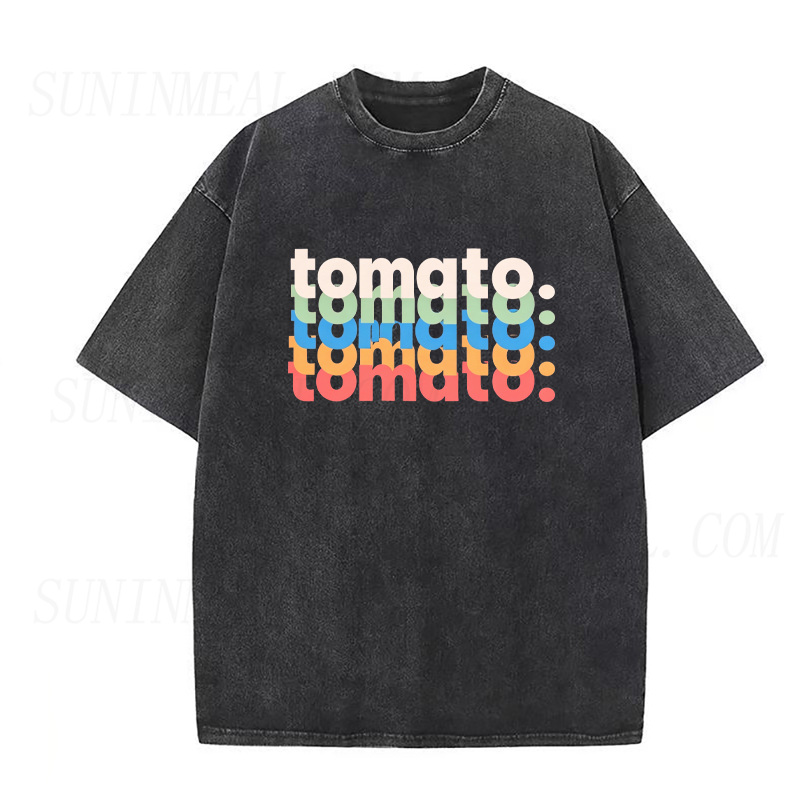 Retro Multi Color Tomato Unisex Tee