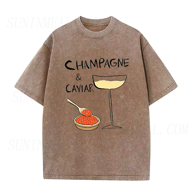 Champagne & Caviar Unisex Tee